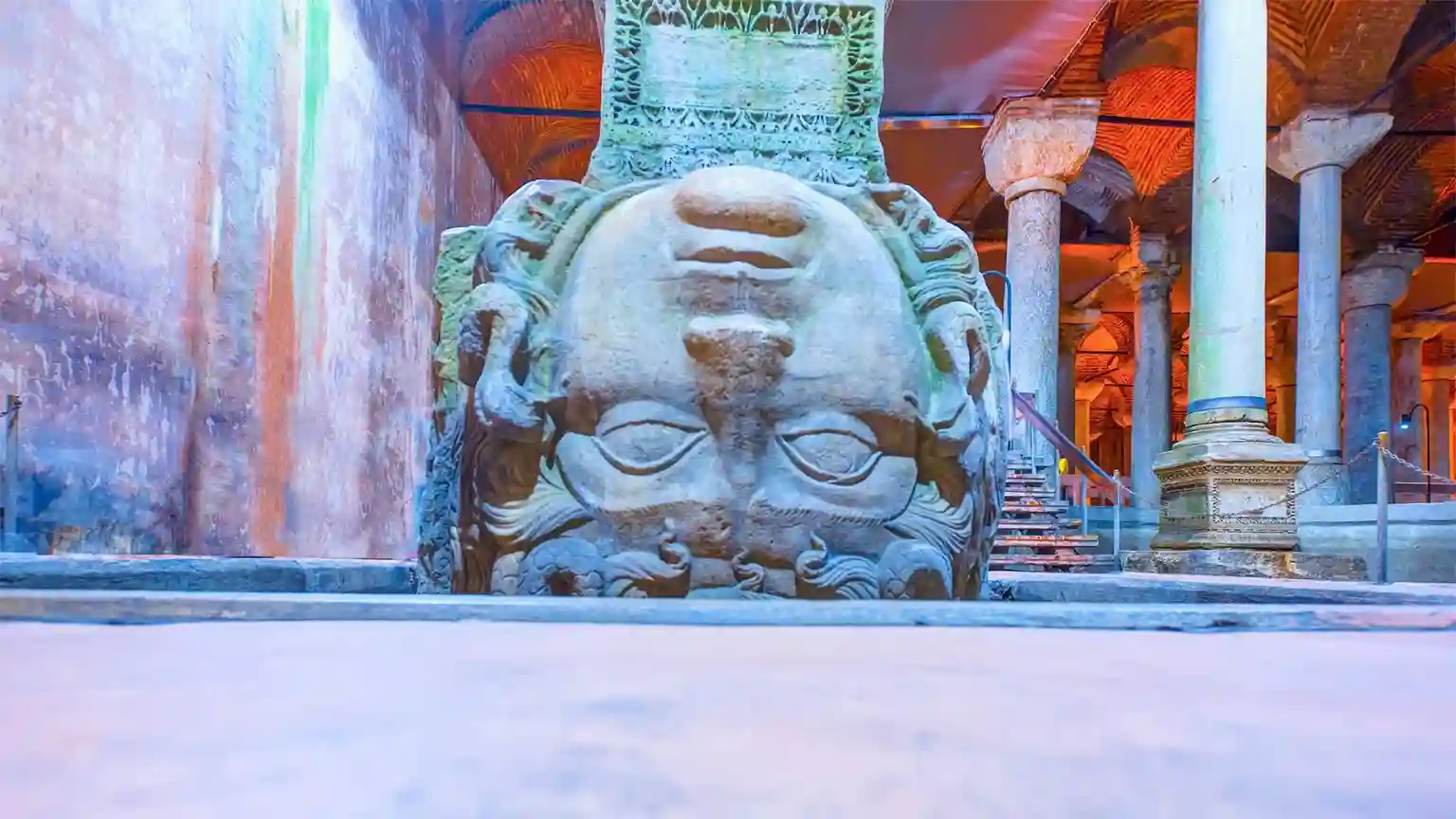 Medusa Heads of the basilica cistern