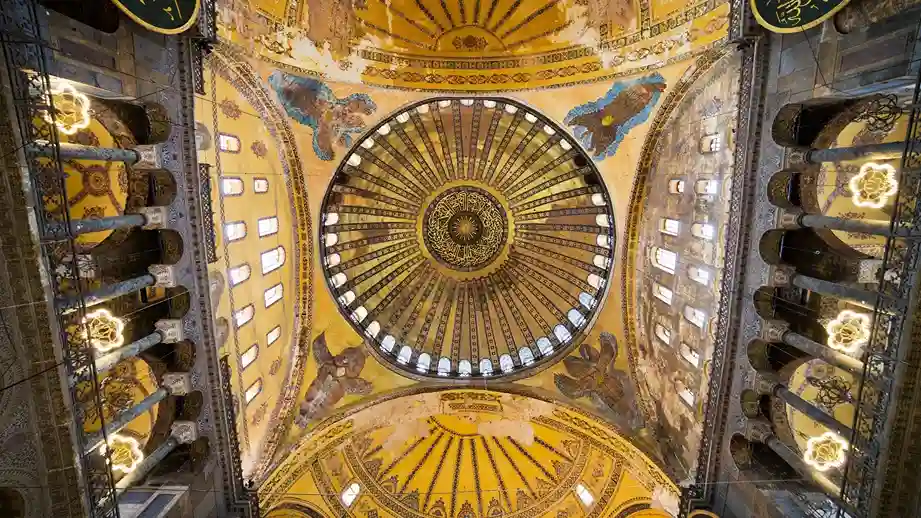 hagiasophia ceiling