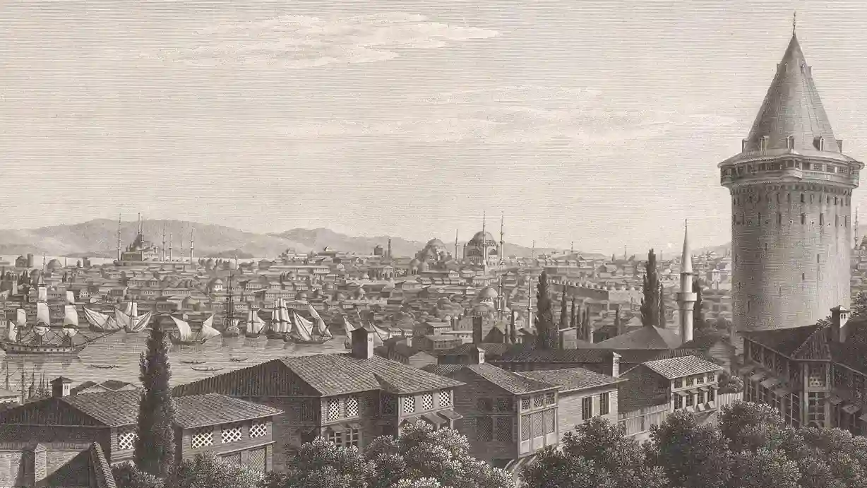 galata tower in ottoman empire times