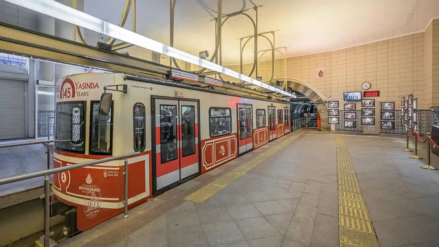The Historic Funicular of istiklal street