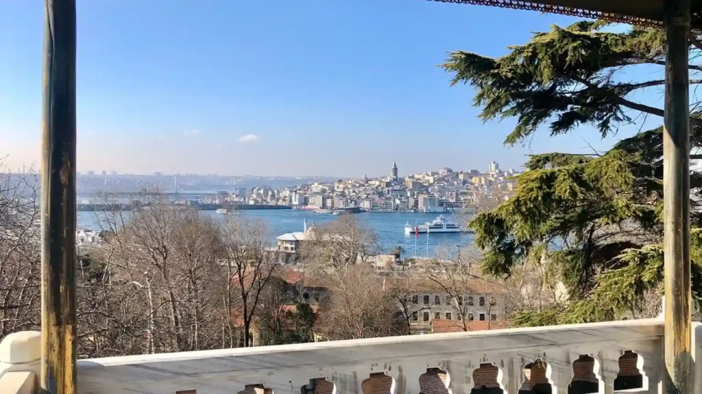 views from the balcony of topkapi palace
